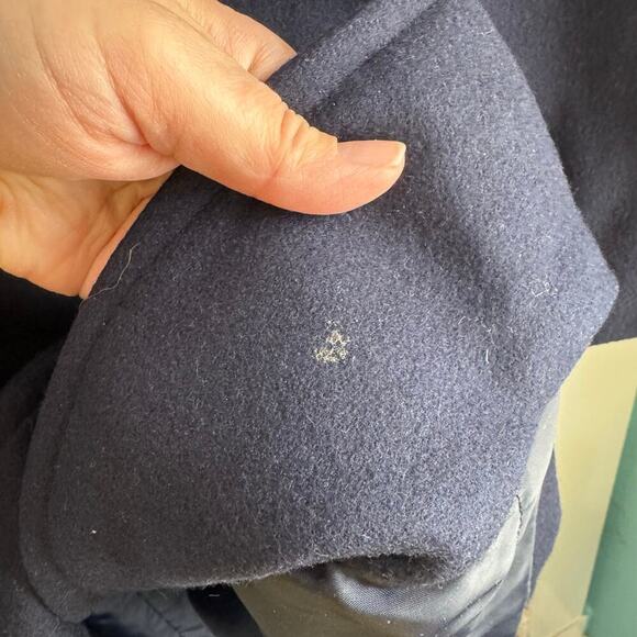 VTG STUDIO Michelle Stuart Wool Blend Sailor Style Peacoat Long Length Size 10 - Picture 15 of 16